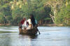 Backwaters w stanie Kerala; poudnie Indii